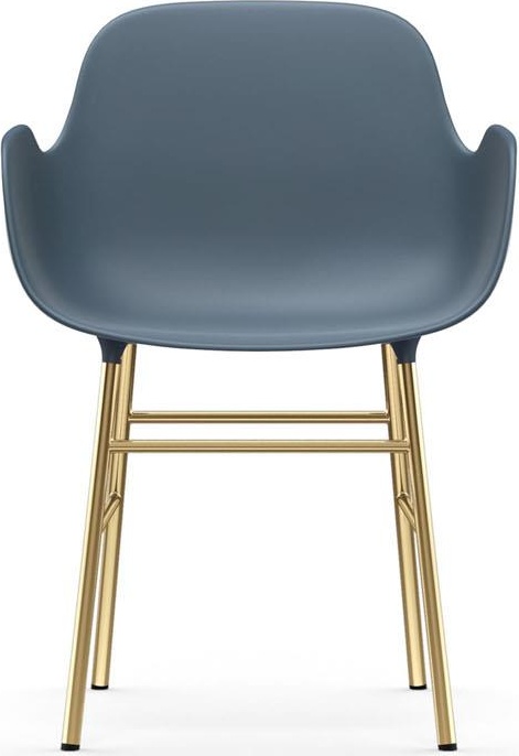1400915 Кресло Латунь Синий Normann Copenhagen Form - Вид №1