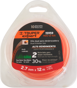 86870716 Леска для триммера Truper 15959 ø2.7 мм 12 м квадрат STLM-0072270 Santreyd