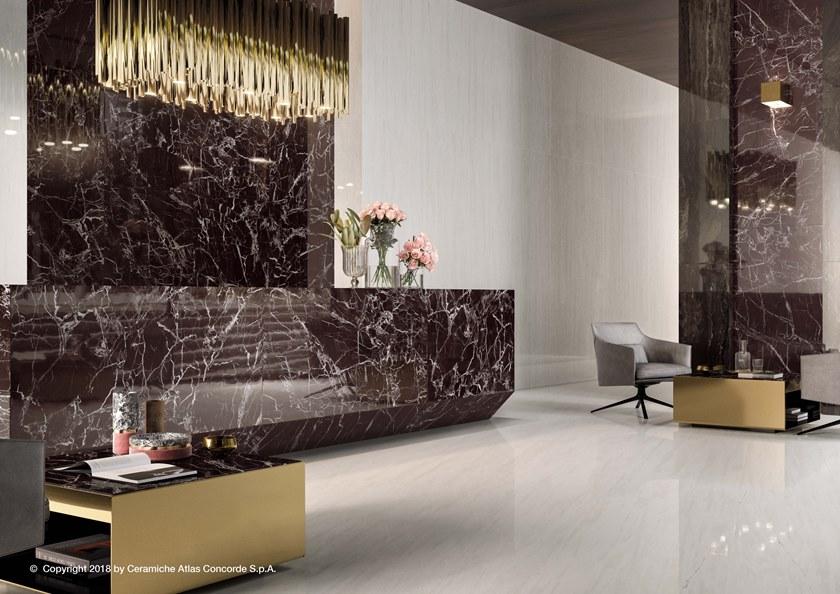 Atlas Concorde Белая плитка для стен с эффектом мрамора Marvel edge sun-id-1389286 - Вид №10