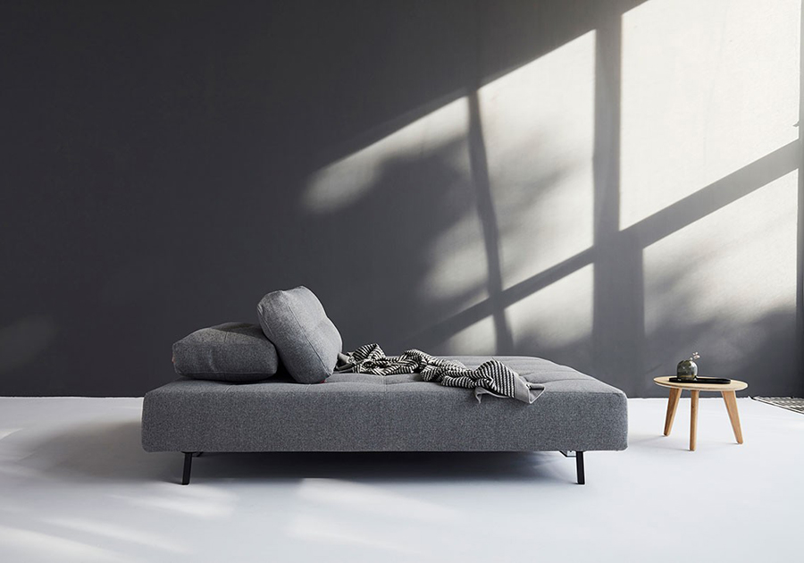 Диван Supremax Deluxe Excess Lounger с подушками и хромированными ножками, серый Innovation Living SUPREMAX563 - Вид №4