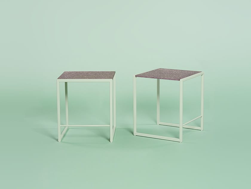 Металлический низкий стул с подставкой для ног Giacopini Жан ARCH-00113032 - Вид №1