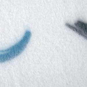 Плед «Графика», 130х170 см, флис, цвет белый/чёрный