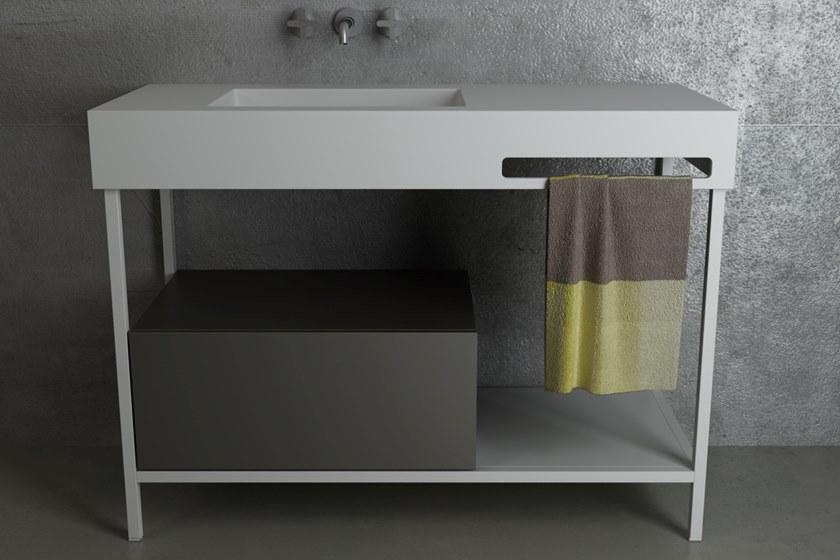 MOMA Design Металлическая модульная напольная консольная мойка sun-id-1469415 - Вид №10