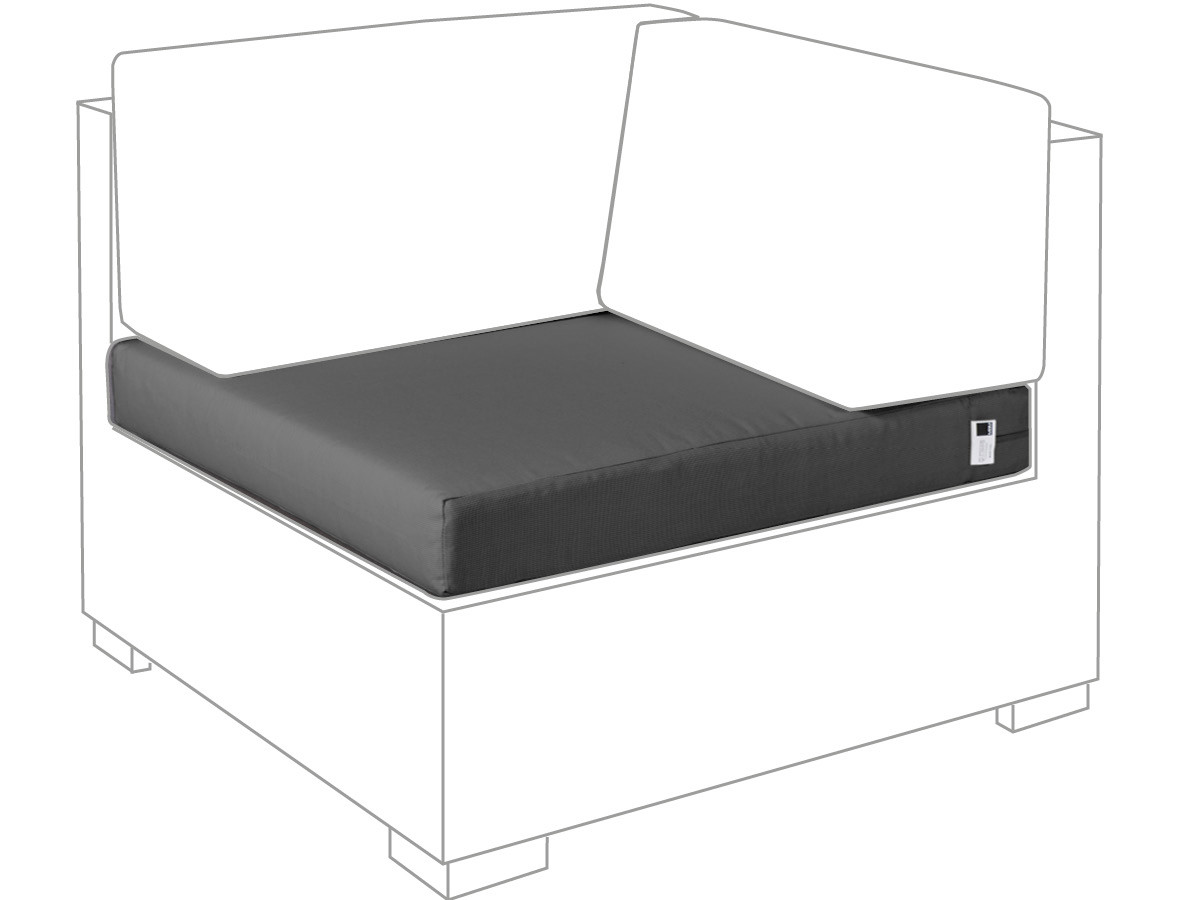 10.00.1414 Подушка углового модуля сиденья для улицы гранит Mbm LONG ISLAND