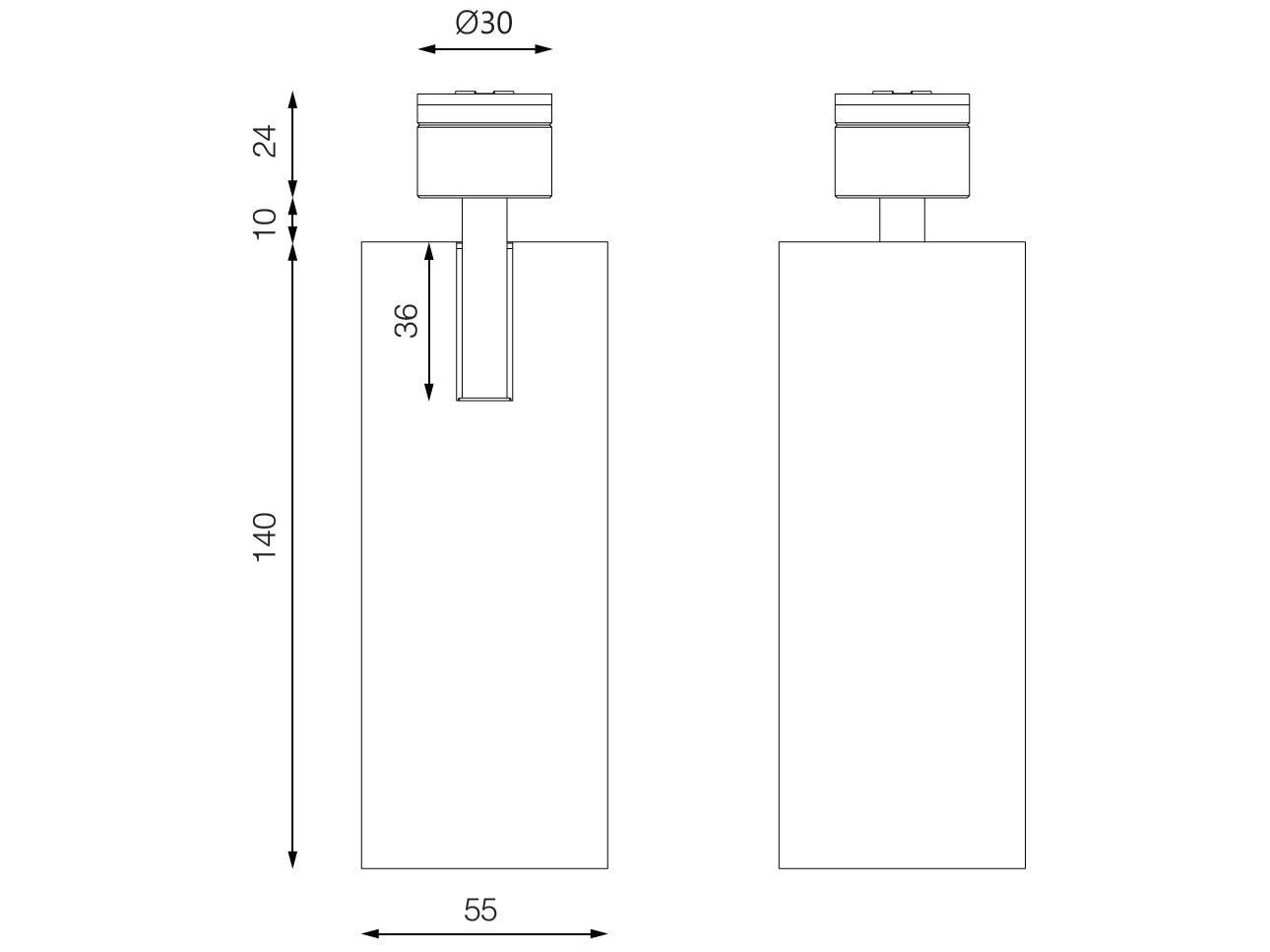 Круглый алюминиевый светодиодный прожектор с магнитной системой Essenzialed Holey ARCH-00074638 - Вид №8