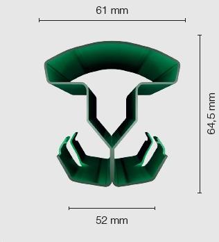 Gruppo CAVATORTA Стойка профильная пластиковая для заборов sun-id-1476131 - Вид №5