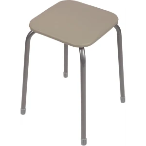 Табурет Ника Эконом 3 ТЭ3/Б 29x46.5x29 см ножки металл/серый сиденье искусственная кожа бежевый