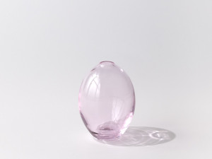 Ваза из дутого стекла