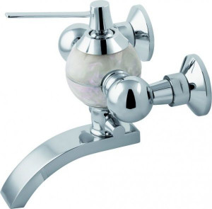 7201-201 Mariner Perle, однорычажный смеситель для ванны, цвет черный жемчуг