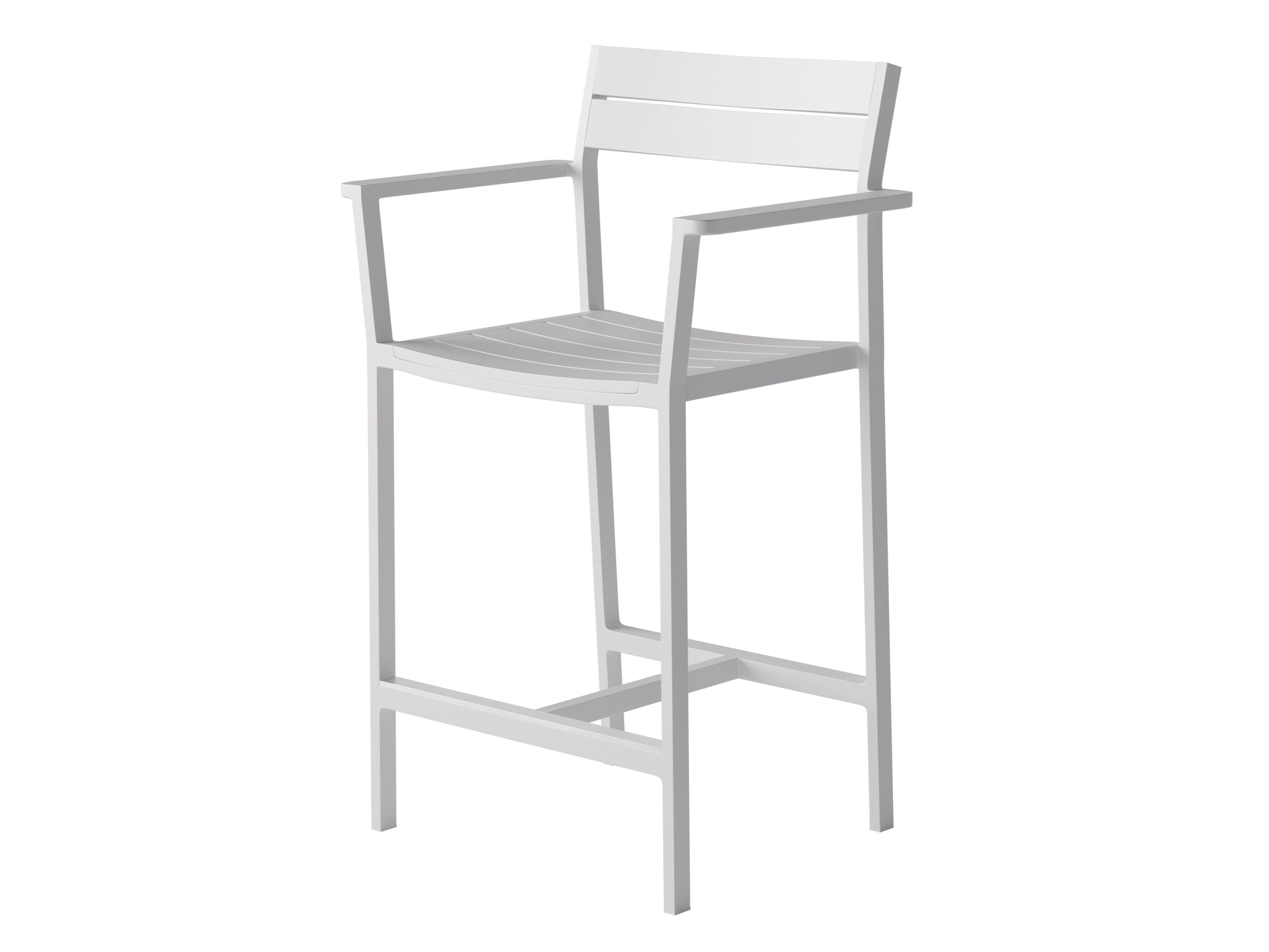 Высокий алюминиевый стул с порошковым покрытием со спинкой Case Eos ARCH-00077614 - Вид №11