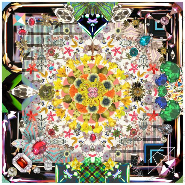 moooi Ковер с квадратным рисунком Signatures sun-id-1393291