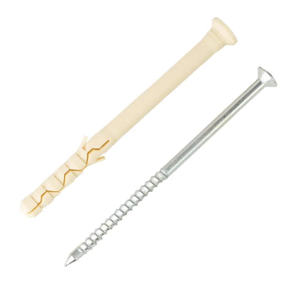 Дюбель-гвоздь потайной Европартнер 8×100 мм для надежного монтажа 89383280 STLM-1379183