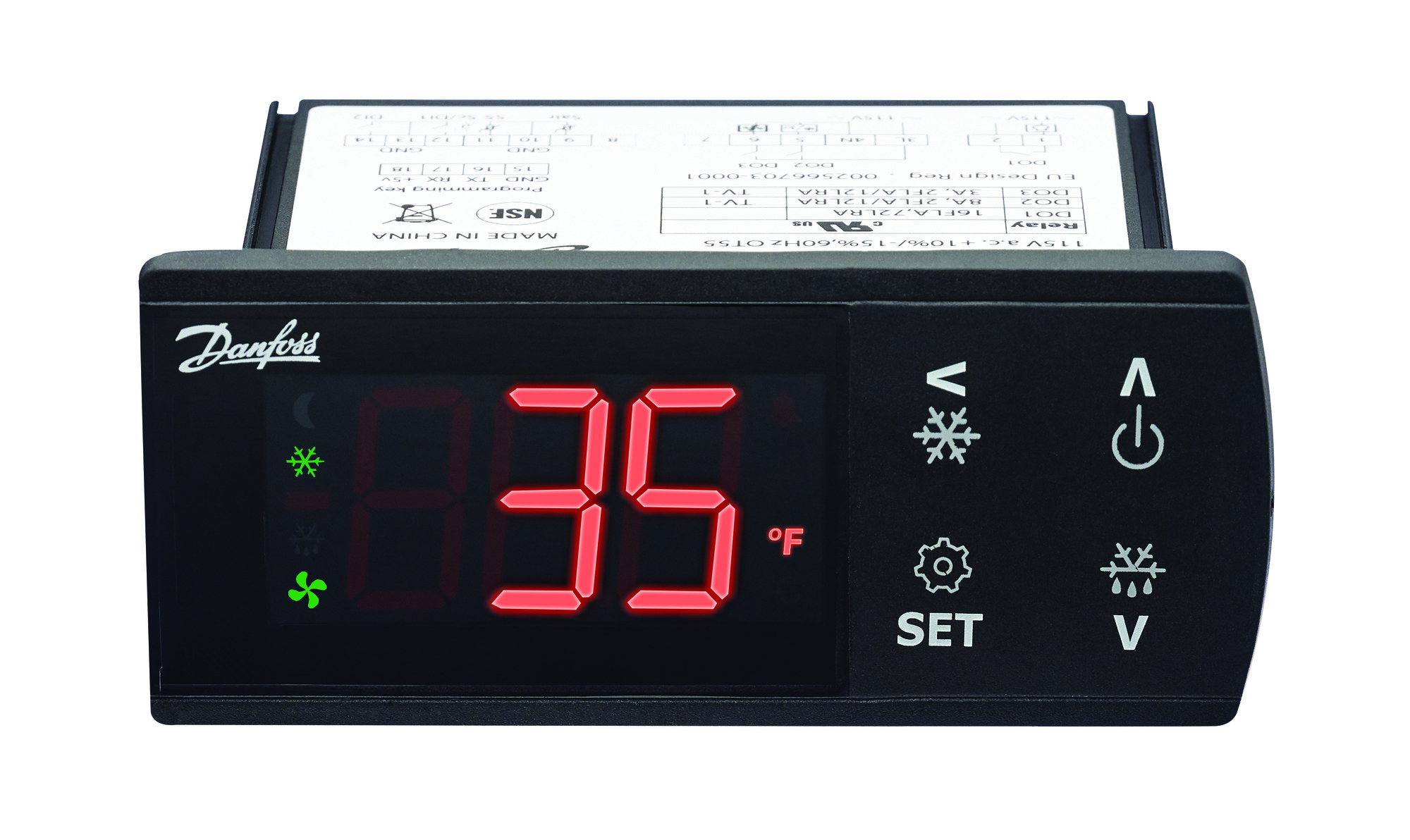 Danfoss ERC 21x ERC 211,Controller, RED LED, 230V 080G3293  - Вид №51