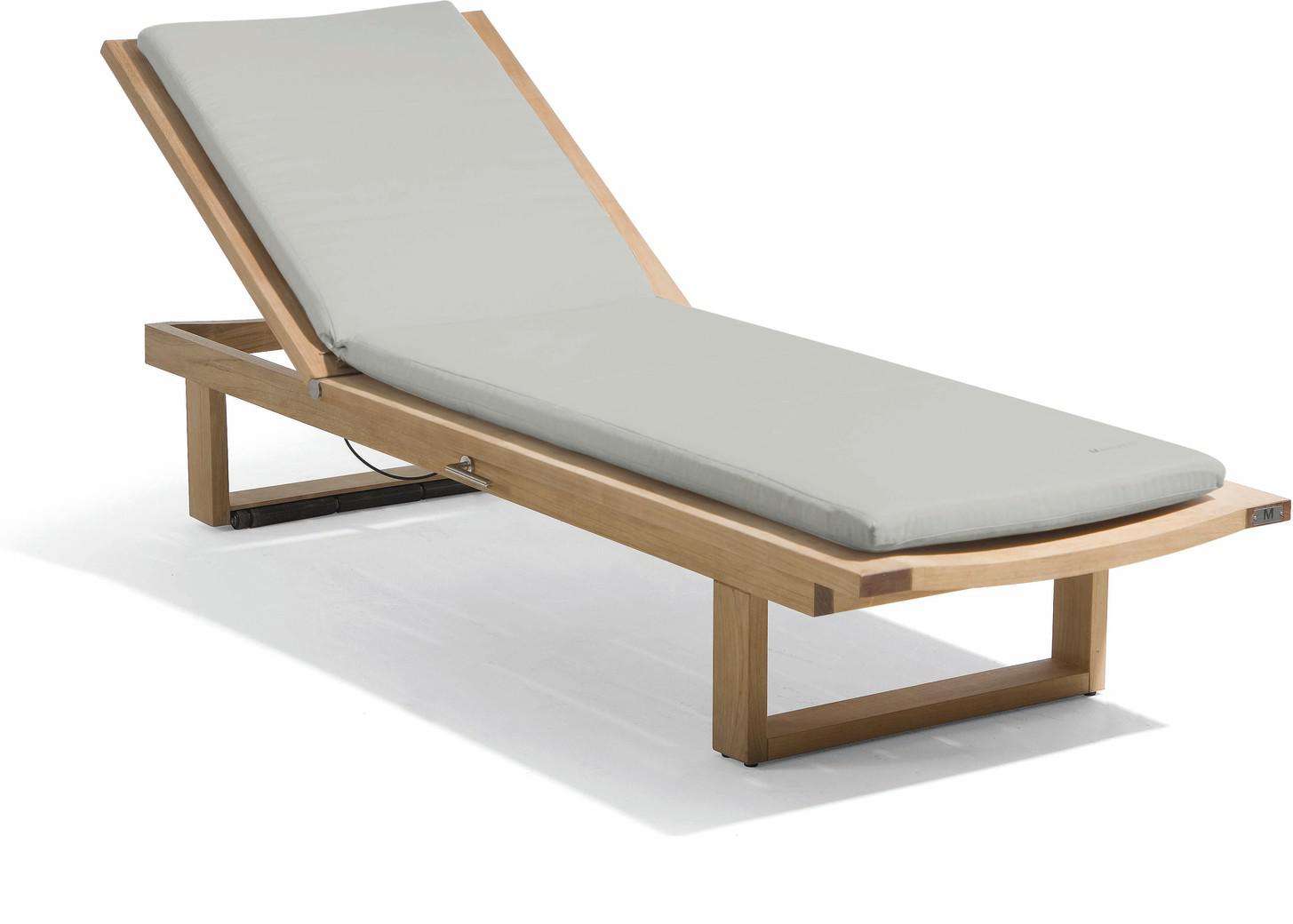 MNST1065 Шезлонг из teakового дерева Manutti Siena