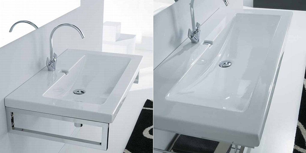 ML08040101 Подвесная раковина настенная овальная Disegno Ceramica  белая  - Вид №1