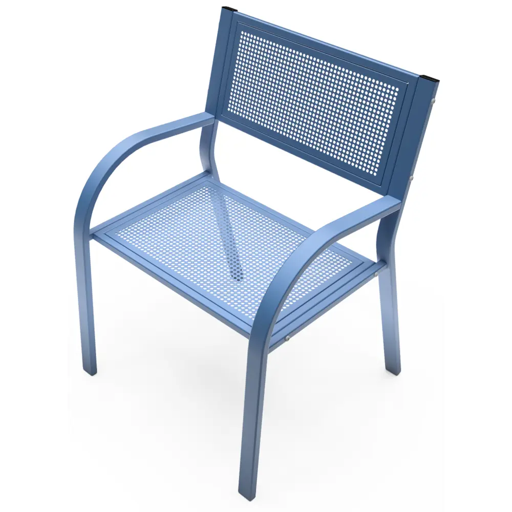 Кресло садовое VG Z 03 53.5х58х85 см металл синий 84855284 STLM-2066813 Santreyd VG C 03/blue
