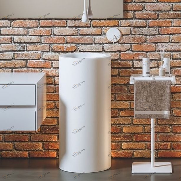 LAT030185 Накладная раковина на столешницу  круглая MOMA Design 