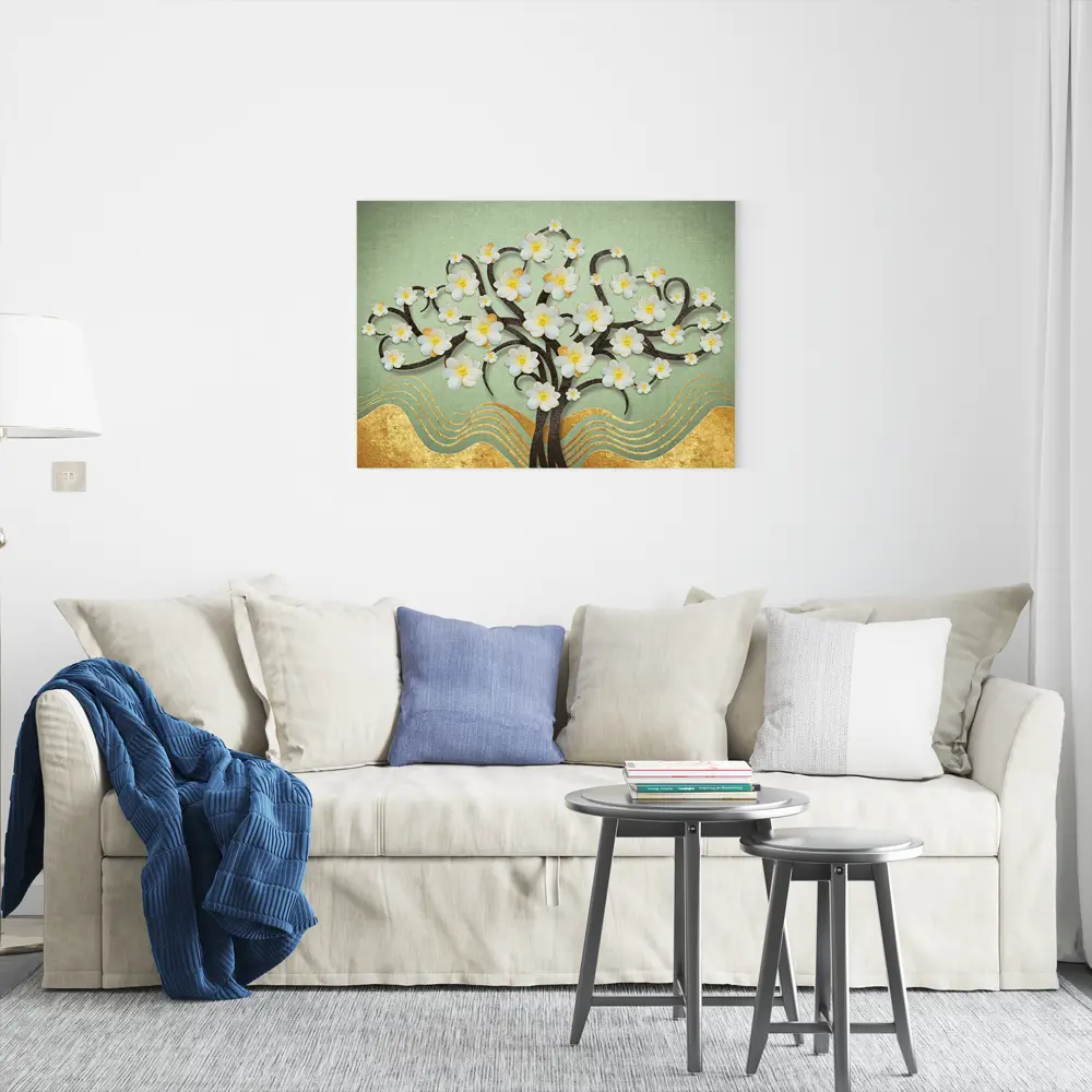 Картина на холсте Постер-лайн Цветущее дерево 50x70 см 84267446 STLM-2091423  - Вид №1