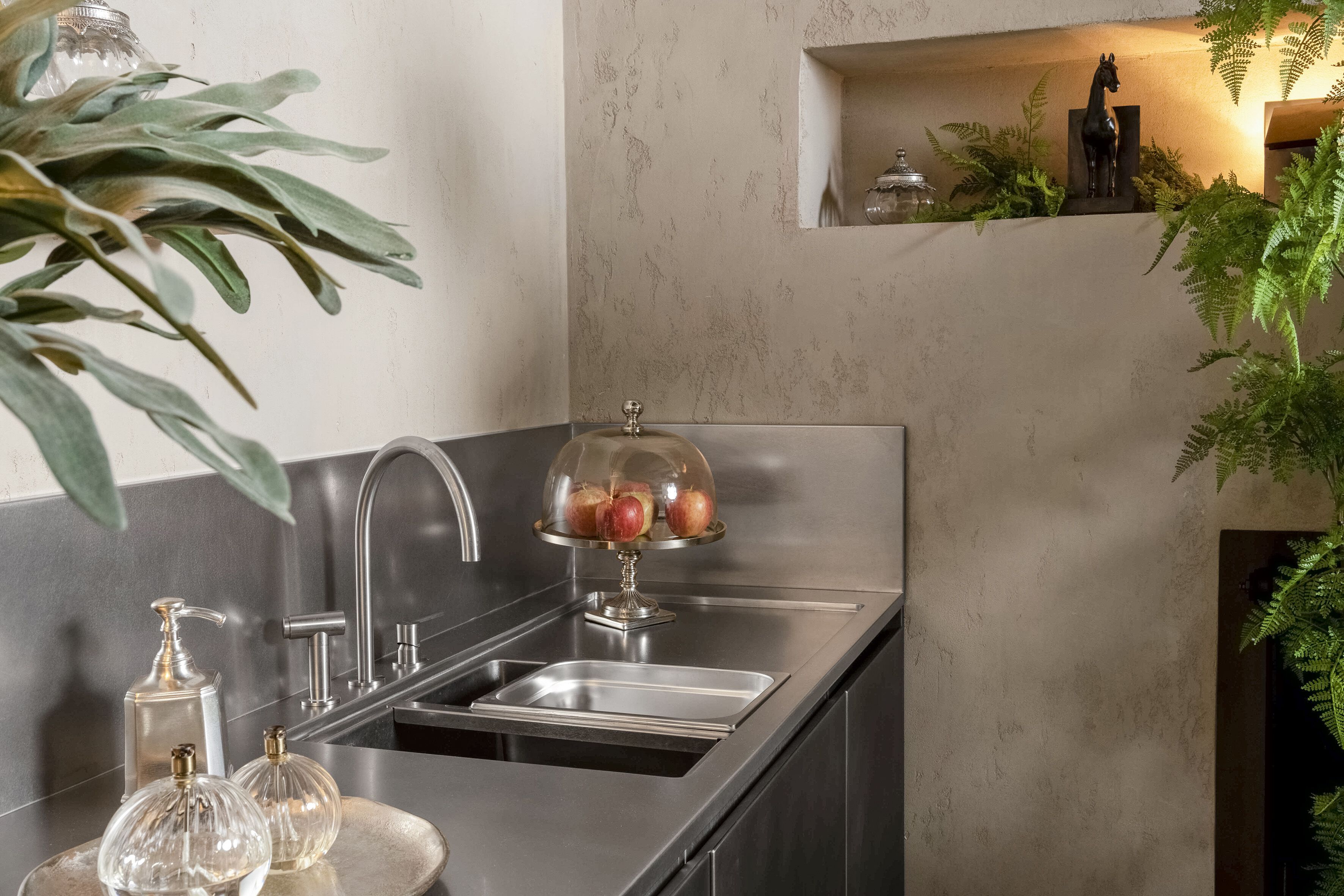 Кухня из нержавеющей стали на заказ ABIMIS ателье ARCH-00083079 - Вид №6