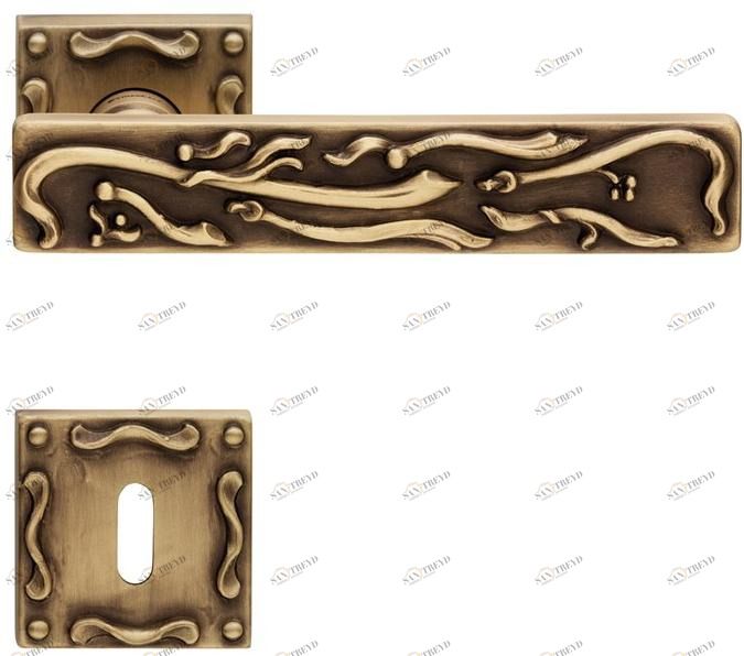 LINEA CALI' Ручка из латуни с накладкой Frida sun-id-1418397