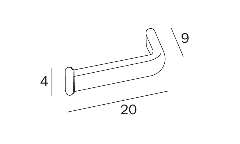 Металлический держатель рулона INDA® HOTELLERIE ARCH-00143084