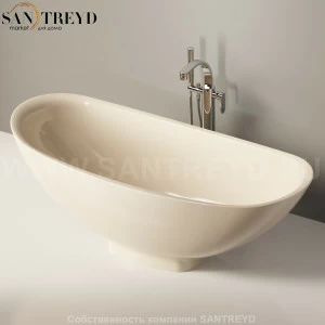 Flaminia IO e SI Ванна свободностоящая 165 см бежевая IOeSI70SM.1015