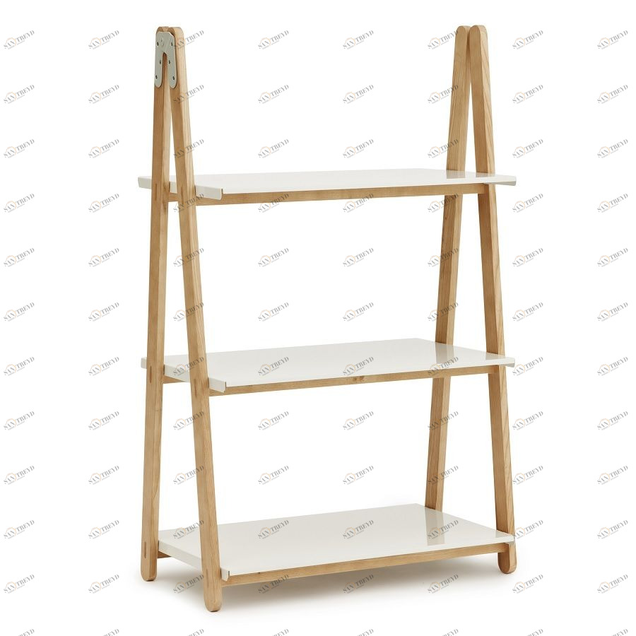 Стеллаж для книг One Step Up низкий 126х78х45 см, белый Normann Copenhagen 601005