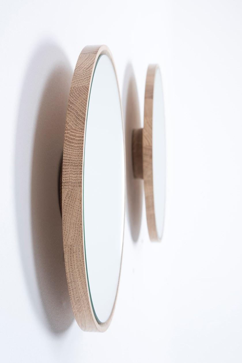 Gazzda Зеркало настенное круглое в раме Hook/look sun-id-1355001 - Вид №4