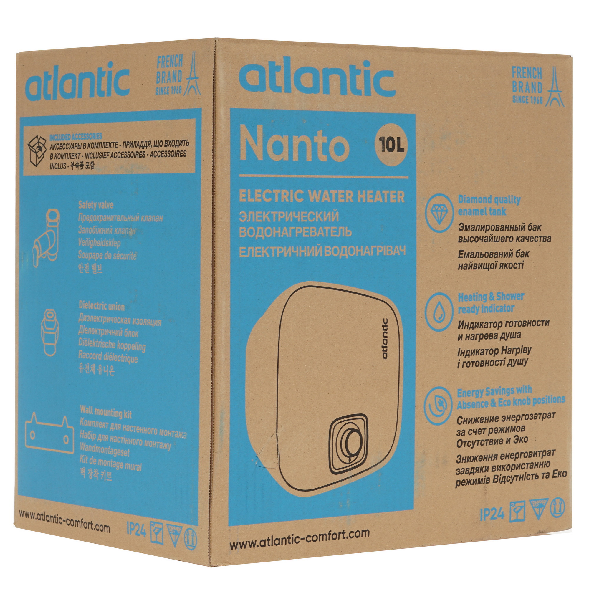 9033284 Водонагреватель электрический Atlantic Nanto 10 AS STDN-0144357 - Вид №8