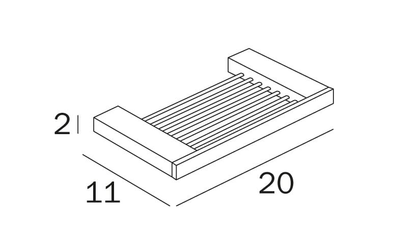Мыльница / полка для ванной INDA® ARCH-00059949 - Вид №2
