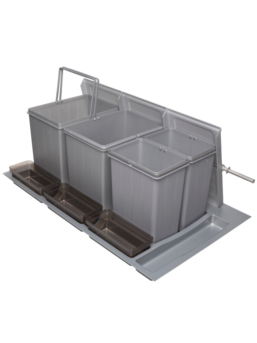 Система сортировки мусора Omega Top 900/47/4 Metallic Grey NAVAKO 10289 - Вид №1