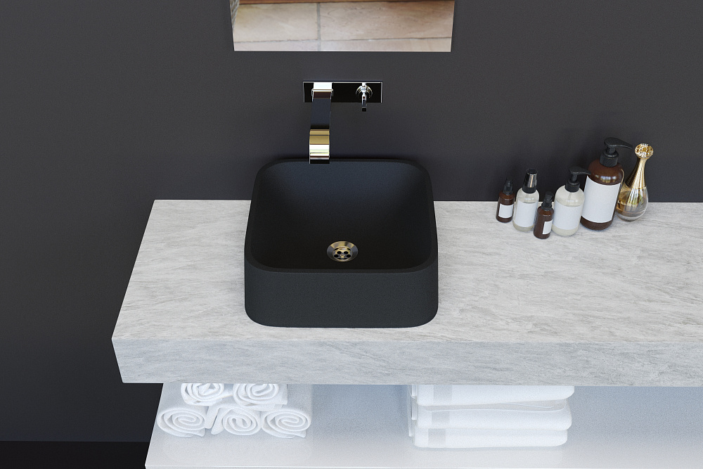 Раковина накладная Formastone Квадро 38 Квадро 38 650 - Вид №4