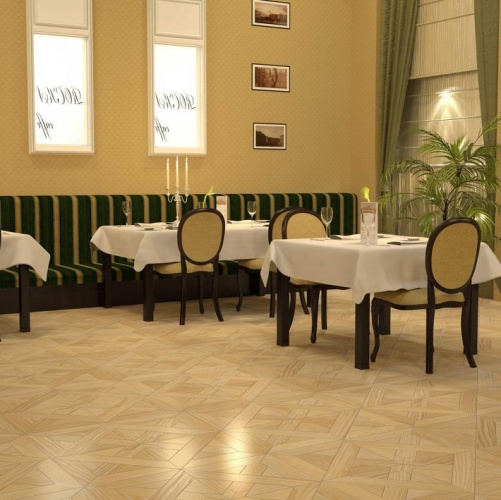 Модульный паркет Da Vinci Кетрин Ясень Натур (Гладкая) 411х411 мм 2600600111 - Вид №1