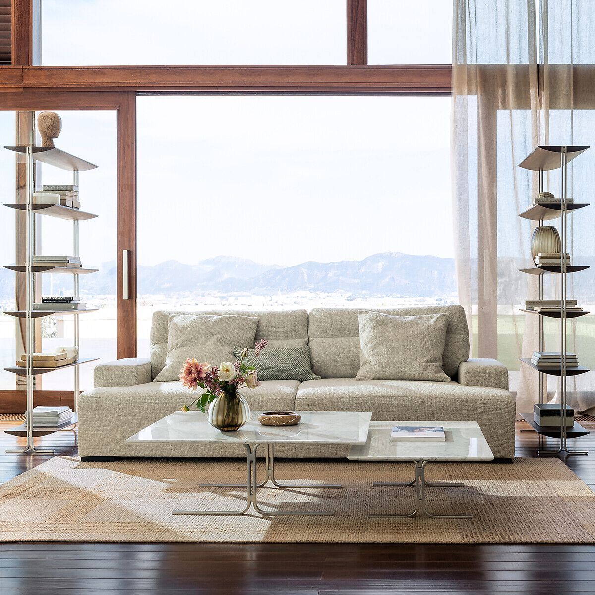 Квадратный журнальный столик из каррарского мрамора AMPM BELNO ARCH-00087986 - Вид №6