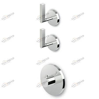 ZSB5660 - R97821 Встраиваемый термостатический смеситель для душа 1/2 "с двумя запорными кранами. Zucchetti Simply Beautiful 