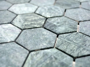 Зеленая мраморная мозаика