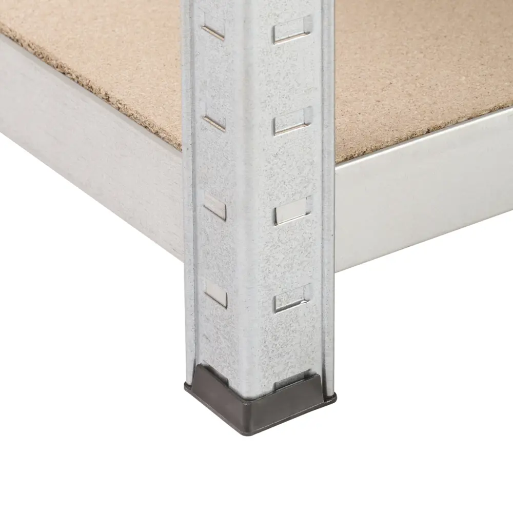 Стеллаж металлический Spaceo 196x120x40 см, 300 кг, цвет серый STLM-2014577 - Вид №1