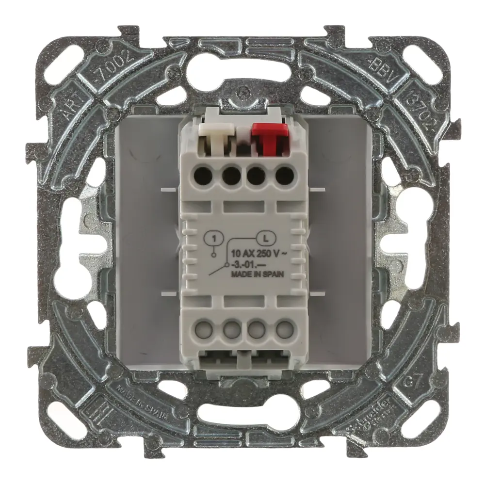 Выключатель встраиваемый Systeme Electric Unica 1 клавиша, цвет белый 10156391 STLM-2200896 - Вид №4