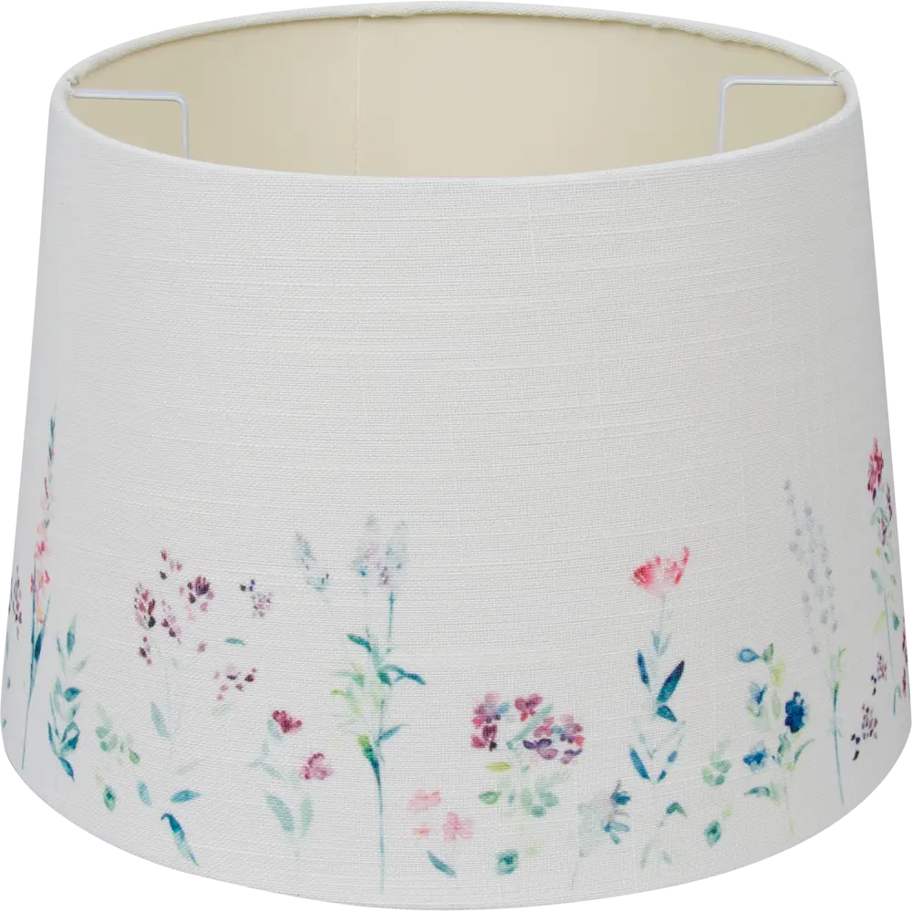 Абажур Linen Ivory Print 7843-5 E27/E14, кольцо, цвет бежевый LAMPLANDIA STLM-2034059