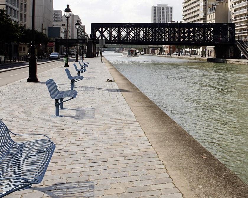 GHM-ECLATEC Скамья из металла со спинкой Kea sun-id-1475425 - Вид №1