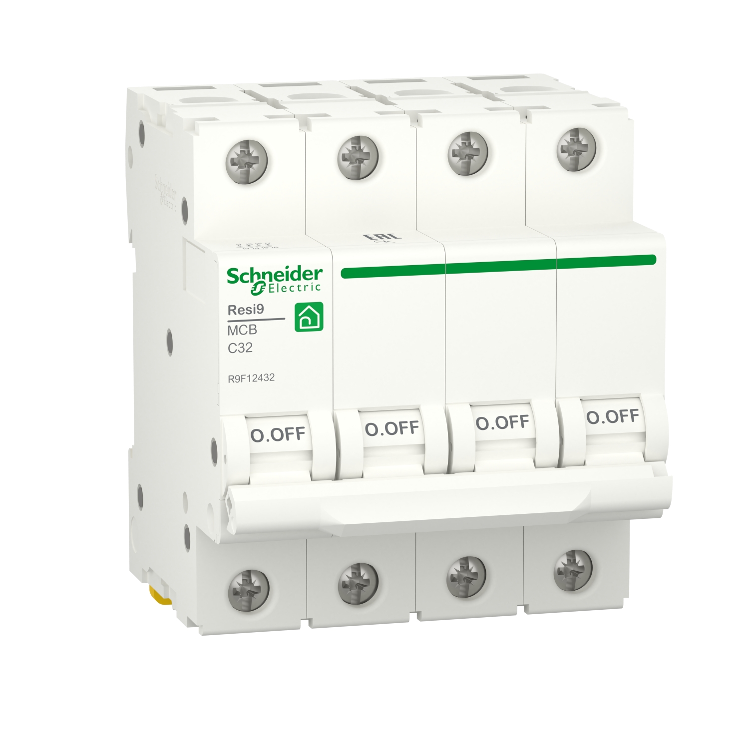R9F12432 Автоматический выключатель 4P 32А (C) 6кА Schneider Electric Resi9 