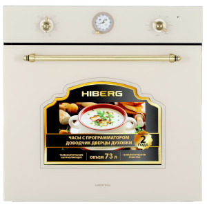 9023385 Электрический духовой шкаф HIBERG VM 6382 YR бежевый