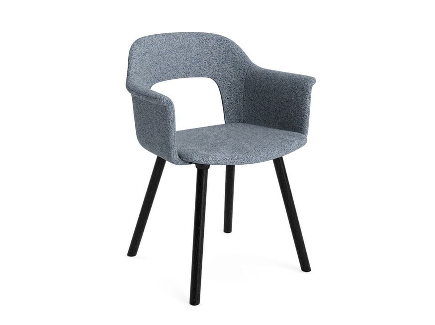 Мягкое кресло с открытой спинкой с подлокотниками Hay макет ARCH-00068393 - Вид №35