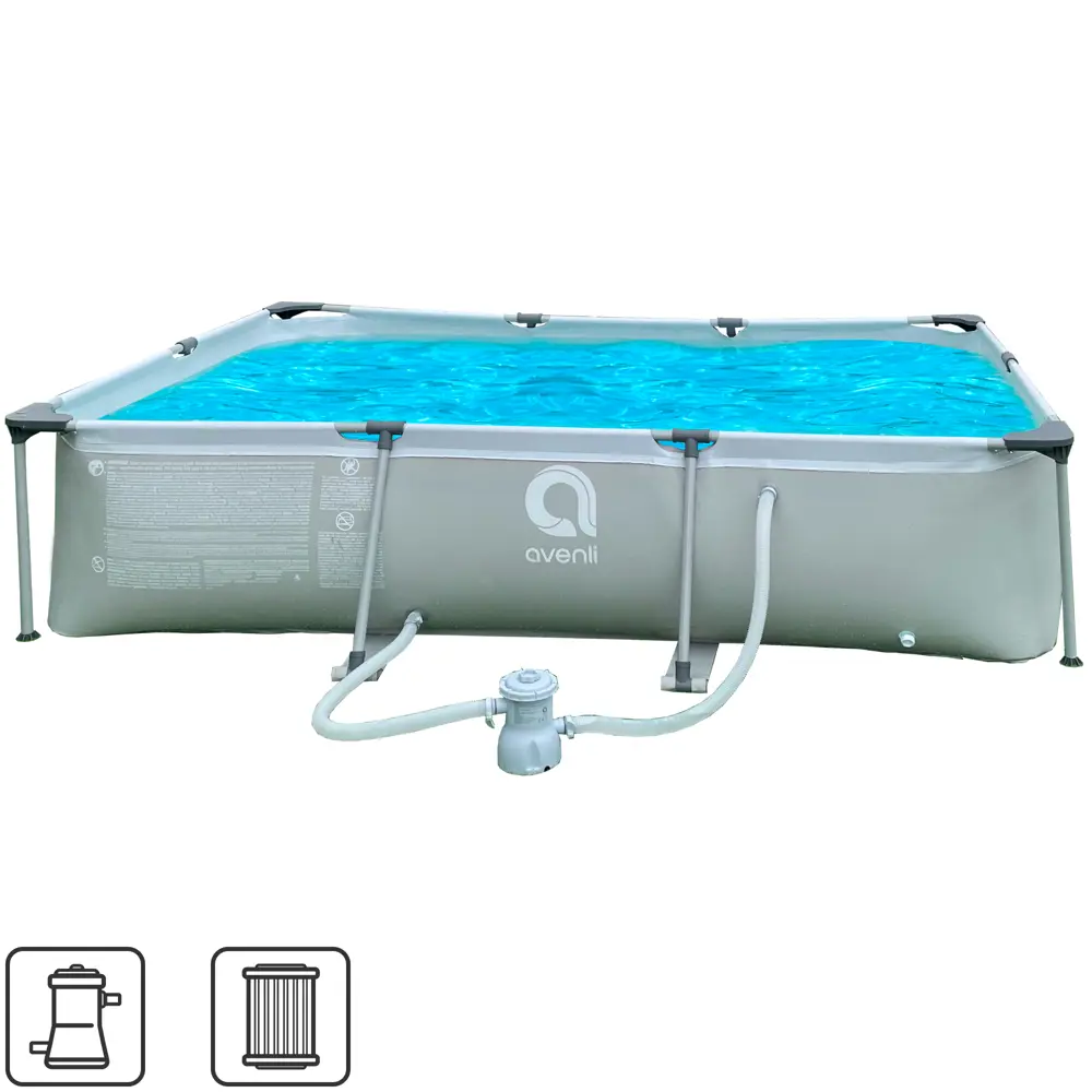 Каркасный бассейн Avenli для дачи и сада 325×122 см 89335193 STLM-0950957
