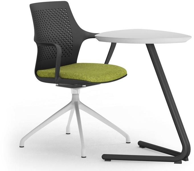 Leyform Треугольный лакированный высокий журнальный столик из стали и мдф  1614  - Вид №2