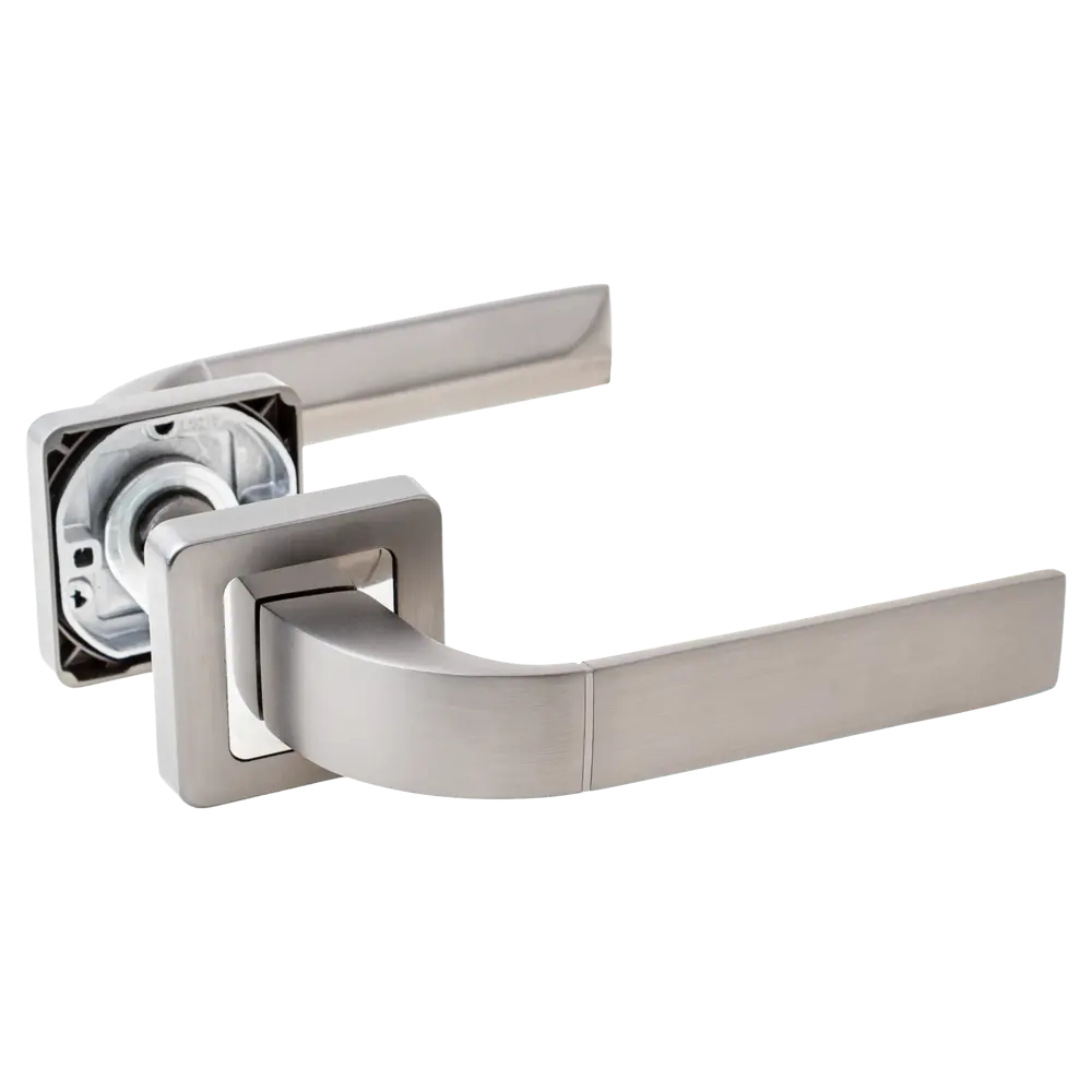 Дверная ручка на розетке Armex H-22104-A без запирания цвет графит STLM-2163361