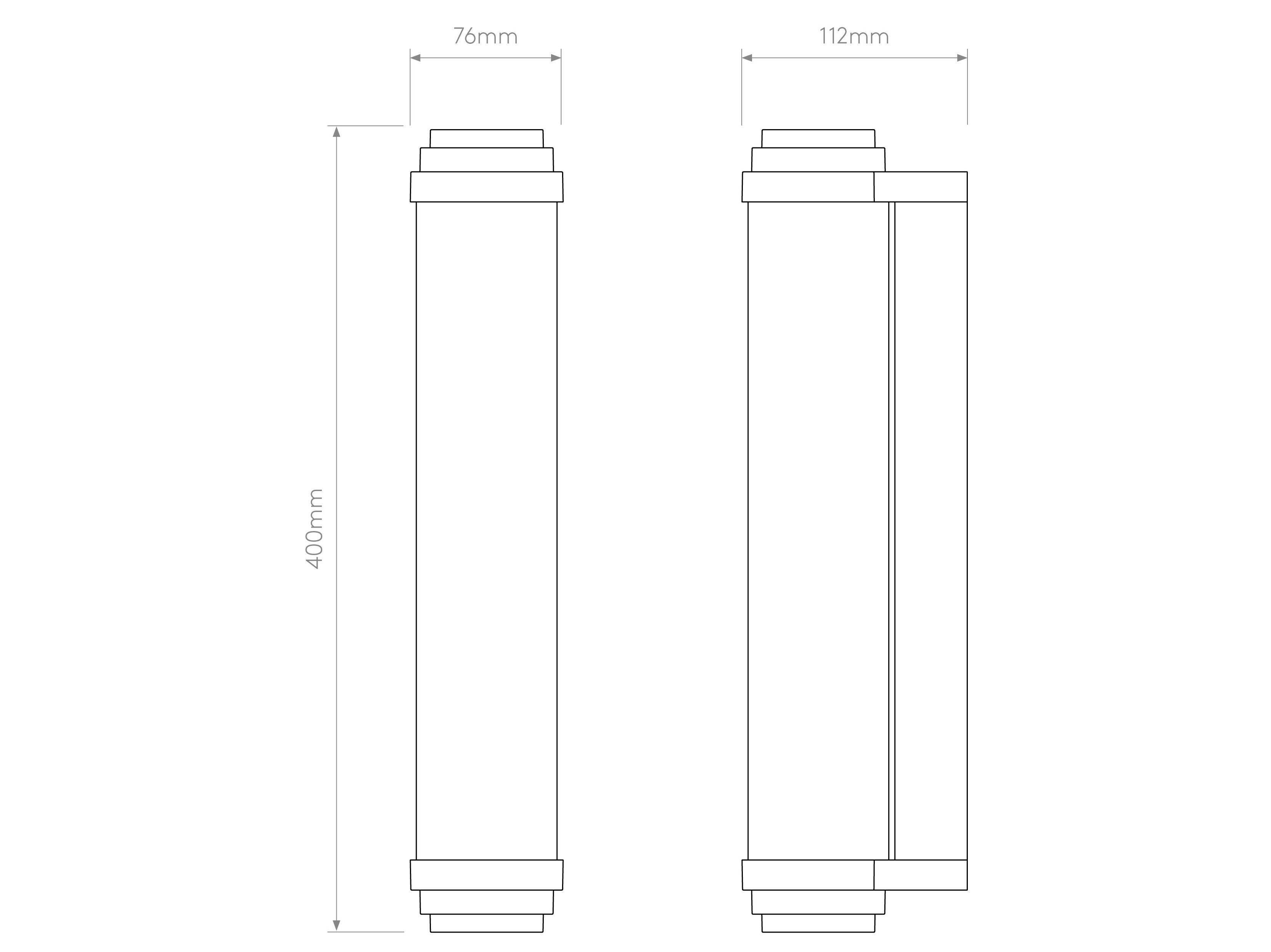 Цинк Dimmable светодиодный настенный светильник Astro Lighting BURLINGTON 400 ARCH-00109078 - Вид №16