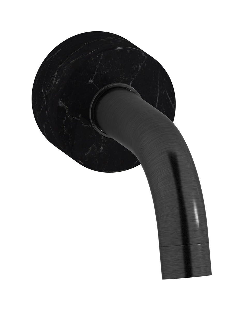 Настенный излив WE ARE IB mr320cs_2 Brushed Black Chrome Marmo