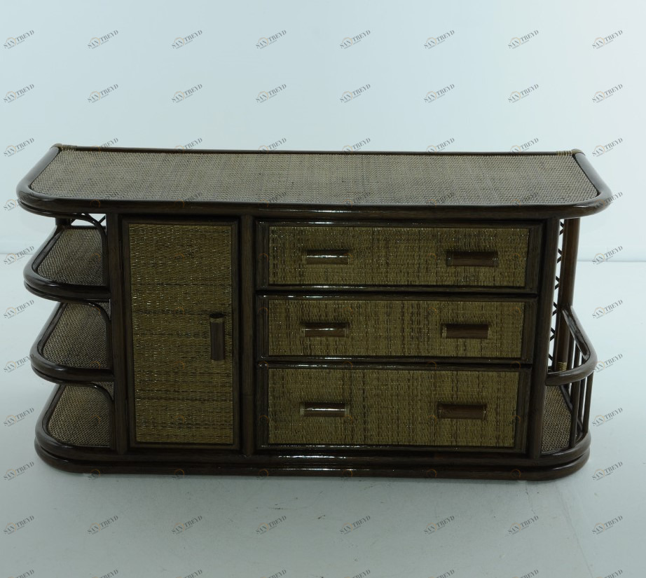 Комод из ротанга зеленый "Олива" 08/35 VINOTTI  00-3885295 Зеленый 