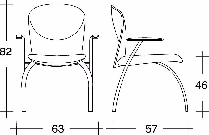 TALIN Кресло с подлокотниками для залов ожидания Vulcan sun-id-1412709 - Вид №1